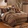 Chezmoi Collection Sedona 7piece Southwestern Wild Horses Microsuede Bedding Comforter Set King