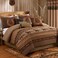 Chezmoi Collection Sedona 7piece Southwestern Wild Horses Microsuede Bedding Comforter Set King