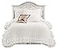 Lush Decor Ella Ruffle Lace Comforter 2 Piece Set Twin Ivory Cute Comforter Twin Bedding Set White Bedding Coquette Decor White Lace Trim Ruffle Trim