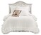 Lush Decor Ella Ruffle Lace Comforter 2 Piece Set Twin Ivory Cute Comforter Twin Bedding Set White Bedding Coquette Decor White Lace Trim Ruffle Trim