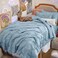 Bedsure Twin Comforter Set Light Blue Bed in a Bag Twin Size Bedding 5 Pieces GentleSoft Pintuck Bed Set Gift for Family All Season Down Alternative Comforter with Sheets Pillowcase Sham