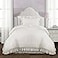 Lush Decor Comforter Set Soft Ruffled Bedding with Matching Sham Cozy Essentials Elegant Bedroom Decor Reyna White Twin XL