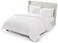 UGG Kenzie FullQueen Comforter Set with 2 Pillow Shams Plush Faux Fur Bedding Soft Warm Down Alternative Comforter Washable Hypoallergenic Fluffy Blanket Set for Bedroom FullQueen Size White Snow