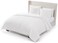 UGG Kenzie FullQueen Comforter Set with 2 Pillow Shams Plush Faux Fur Bedding Soft Warm Down Alternative Comforter Washable Hypoallergenic Fluffy Blanket Set for Bedroom FullQueen Size White Snow