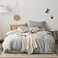 Luxlovery Silver Grey Comforter Set King Grey Bedding Comforter Set King Size Light Gray Bedding Set Soft Light Grey Blanket Quilts for Women Men Adults