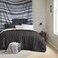 Comfort Spaces 17 Piece Bed in A Bag Comforter Set Include Sheets with 2 Side Pockets All Season Cozy Bedding and Bedroom Organizer College Dorm Room Essentials Queen Vincent Black