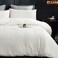 Cupocupa King Size Comforter Set White Boho Tufted with PomPom Trim Soft Jacquard Lightweight 3Piece Set AllSeason