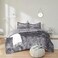 Comfort Spaces Juliette Luxe Comforter Set Velvet Lush with Soft Brushed Microfiber Reverse All Season Cozy Velvet Bedding Sets Fluffy Comforter Bed Set Matching Sham Grey TwinTwin XL 2 Piece