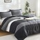 Litanika TwinTwin XL Comforter Set Black White Grey 2 Pieces Gray Twin Extra Long Size Lightweight Bedding Set All Season Down Alternative Comforter