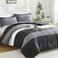 Litanika TwinTwin XL Comforter Set Black White Grey 2 Pieces Gray Twin Extra Long Size Lightweight Bedding Set All Season Down Alternative Comforter