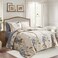 Joyreap 7 Piece Bed in a Bag King Elegant Flower Botanical Smooth Soft Microfiber Floral Comforter Set for All Season 1 Comforter 2 Pillow Shams 1 Flat Sheet 1 Fitted Sheet 2 Pillowcases