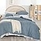 weigelia Dusty Blue Comforter Set 7 Pieces Queen Comforter Set Soft Lightweight Comforters Queen Size Bedding Set with Sheets for All Season