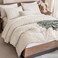Andency Comforter Full Size Set Beige Boho Cream Soft Warm Tufted Neutral Bedding Comforter Sets for Full Size Bed 3 Pieces Aesthetic Chevron Farmhouse Cute Bohemian Textured Bedding Set