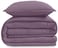 UGG Leonora Comforter Set with 1 Pillow Sham Lightweight Down Alternative Blanket Reversible All Season Washable and Hypoallergenic Bedding Set for College Dorm TwinTwin XL Purple Shadow