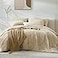WRENSONGE Twin XL Comforter Set 5 Pieces Beige All Season Twin XL Bedding Sets with 1 Fitted Sheet 1 Flat Sheet 1 Pillow Sham and 1 Pillowcase
