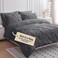 LANE LINEN Comforter King Size 7 Pc Elegant Pintuck Detailing for Everyday Comfort Bed in a Bag King Bed Set Luxe Touch AllSeason Complete Bedding Set Very Soft Cozy Comforter Set Grey