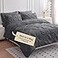 LANE LINEN Queen Comforter Set 7 Pc Bed in a Bag Ultra Smooth Microfiber All Season Queen Comforter Set with Sheets Pillowcases Shams Very Soft Bedding for Daily Sleep Grey