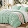 Love's cabin Loves cabin Sage Green Comforter Set Queen Queen Size Comforter Set 3 Pieces Cute Floral Bedding Sets for All Seasons1 Soft Reversible Botanical Flowers Comforter and 2 Pillow Shams