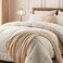 Newspin Twin XL Comforter Set Beige Bed in a Bag Twin XL Size 5 Pieces All Season Bed Set Fluffy Comforter Set with Sheets Sheet Set Quilt Blanket Pillowcases Shams