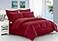 Elegant Comfort Wrinkle Resistant Silky Soft Dobby Stripe BedinaBag 8Piece Comforter Set King Burgundy