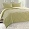 Elegant Comfort All Season Light Weight Down Alternative Reversible 3Piece Comforter Set FullQueen SageCream
