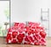 MARIMEKKO Marimekko King Comforter Set Cotton Bedding with Matching Shams Lightweight Home Decor for All Seasons Unikko Red King