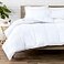 Bare Home Comforter Set Oversized Queen Size UltraSoft Goose Down Alternative Premium 1800 Series All Season Warmth Oversized Queen White