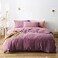 Cottonight Purple Comforter Set King Women Dusty Purple Bedding Set Pale Mauve Blanket Quilts Dark Lilac Soft Breathable 3 Piece Comforter Set for King Bed Women Girls