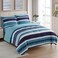 Sweet Home Collection 7 Piece Comforter Set Bag Solid Color All Season Soft Down Alternative Blanket Luxurious Microfiber Bed Sheets Marino Queen