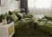 Nanko Queen Comforter Set Dark Green Olive Green Soft Reversible All Season Down Alternative Quilted Duvet Insert Microfiber Filling Luxury Quality Bedding Sets in a Bag 3PCs 90x90 Hunter Green