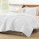 Litanika White Full Comforter Sets Lightweight Fluffy Bedding Comforter Sets for Bed 3 Pieces Down Alternative Comforter Bed Set Gift Choice 79x90Inches 1 Comforter and 2 Pillow Shams