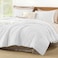 Litanika White Full Comforter Sets Lightweight Fluffy Bedding Comforter Sets for Bed 3 Pieces Down Alternative Comforter Bed Set Gift Choice 79x90Inches 1 Comforter and 2 Pillow Shams