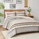 Hyde Lane Boho Queen Comforter Set 3Piece Shabby Chic Bedding Bedding Sets Farmhouse Bed Comforter with 2 Pillow Shams All Season Cotton Top Desert Tufed