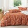 Bedsure King Comforter Set Terracotta Bed Set 3 Pieces Cute Floral Bedding 1 Soft Reversible Botanical Flowers Comforter and 2 Pillow Shams