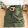 COTTEBED UltraSoft Queen Washed Bedding Comforter Sets Bed All Seasons Use Light Weight with Warm Fluffy Washable Cotton Microfiber Fabric1 Bed Comforter 2 Pillow ShamQueenFullDark Olive Green
