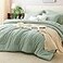 CozyLux Full Size Comforter Set Sage Green 7 Pieces Bed in a Bag Full Comforter Set with Sheets Soft Bedding Set with Down Alternative Comforter Sheets Pillowcases Shams All Season Bed Set Gift