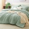 CozyLux Full Size Comforter Set Sage Green 7 Pieces Bed in a Bag Full Comforter Set with Sheets Soft Bedding Set with Down Alternative Comforter Sheets Pillowcases Shams All Season Bed Set Gift