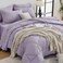 HEVUMYI Queen Purple Comforter Set 7Piece All Season Bed in a Bag Queen Ultra Soft Bedding Set with Comforter Flat Sheet Fitted Sheet Pillowcases Pillow Shams Lavender Purple