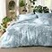 Bedsure Sky Blue Queen Comforter Set 7 Pieces Floral Bedding Sets Queen Bed in a Bag with Reversible Botanical Flowers Comforter Sheets Pillowcases Shams