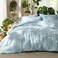 Bedsure Sky Blue Queen Comforter Set 7 Pieces Floral Bedding Sets Queen Bed in a Bag with Reversible Botanical Flowers Comforter Sheets Pillowcases Shams