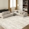 Art&Tuft ArtTuft Washable Rugs 8x10 AntiSlip Backing Abstract 8x10 Area Rugs for Living Room Foldable Stain Resistant Machine Washable Area Rug8x10 Beige