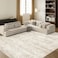 Art&Tuft ArtTuft Washable Rugs 8x10 AntiSlip Backing Abstract 8x10 Area Rugs for Living Room Foldable Stain Resistant Machine Washable Area Rug8x10 Beige