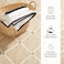 Dash & Dash and Albert Kali Natural 26 x 8 Diamond Soft and Cozy High Traffic Lightweight AntiSlip Durable Machine Washable Runner for Bedroom Living Room Dining Den Foyer Entryway