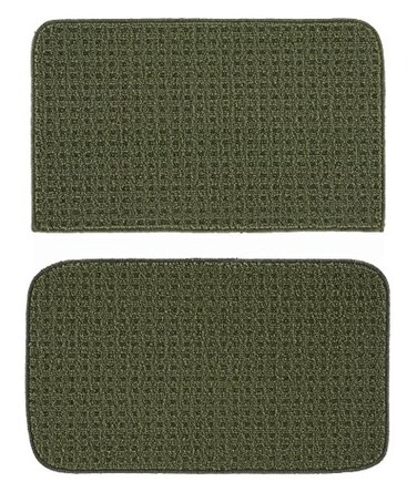 Garland Rug Herald Square 2Piece Kitchen Rug Set 18Inch by 28Inch Green