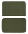 Garland Rug Herald Square 2Piece Kitchen Rug Set 18Inch by 28Inch Green