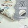 Rugalia Washable Butterfly Runner Rug 2x6 Rug Runners for Hallways NonSlip Ultra Thin Soft Kitchen Runner Rug Beige Boho Floral Scalloped Throw Carpet for Bathroom Laundry Entryway
