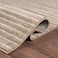 Rugshop Bohemian Stripe Stain Resistant High Traffic Living Room Kitchen Bedroom Dining Home Office Runner Rug 2 x 7 Beige