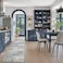 Toneed 2x6 Runner Rug Modern Abstract Hallway Rug Washable Non Slip Rubber Rugs for Kitchen Stairs Entryway Bedroom Living Room Printed Low Pile Foldable Accent Rugs Grey