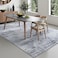 Toneed Abstract Area Rug Modern Washable Rug Soft Non Slip Rug Low Pile for Bedroom Living Room Dining Room Grey 4x6 Feet