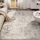 UERMEI 8x10 Washable Area Rug Neutral Modern Abstract Living Room Rugs NonSlip Soft Large Indoor Floor Carpet for Bedroom Home Office Under Dining Table Decor Dark Brown